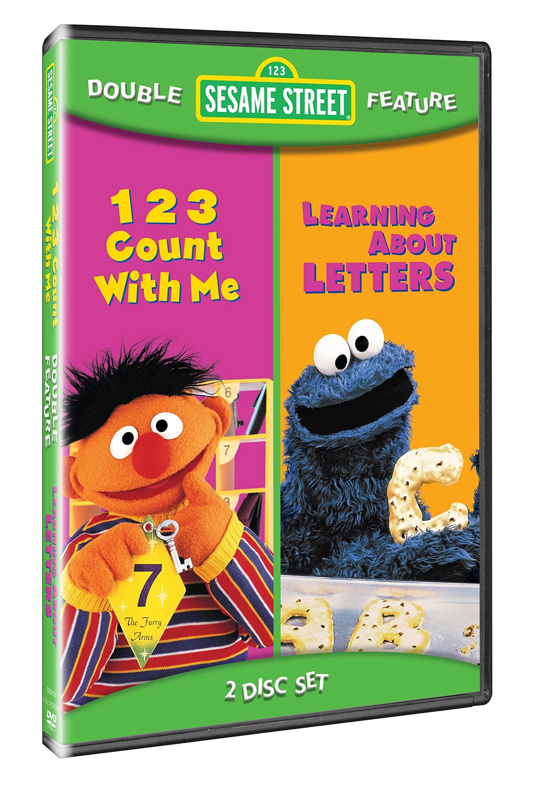 Sesame Street Double Feature: 123 Count with Me / Learning About Letters [DVD]