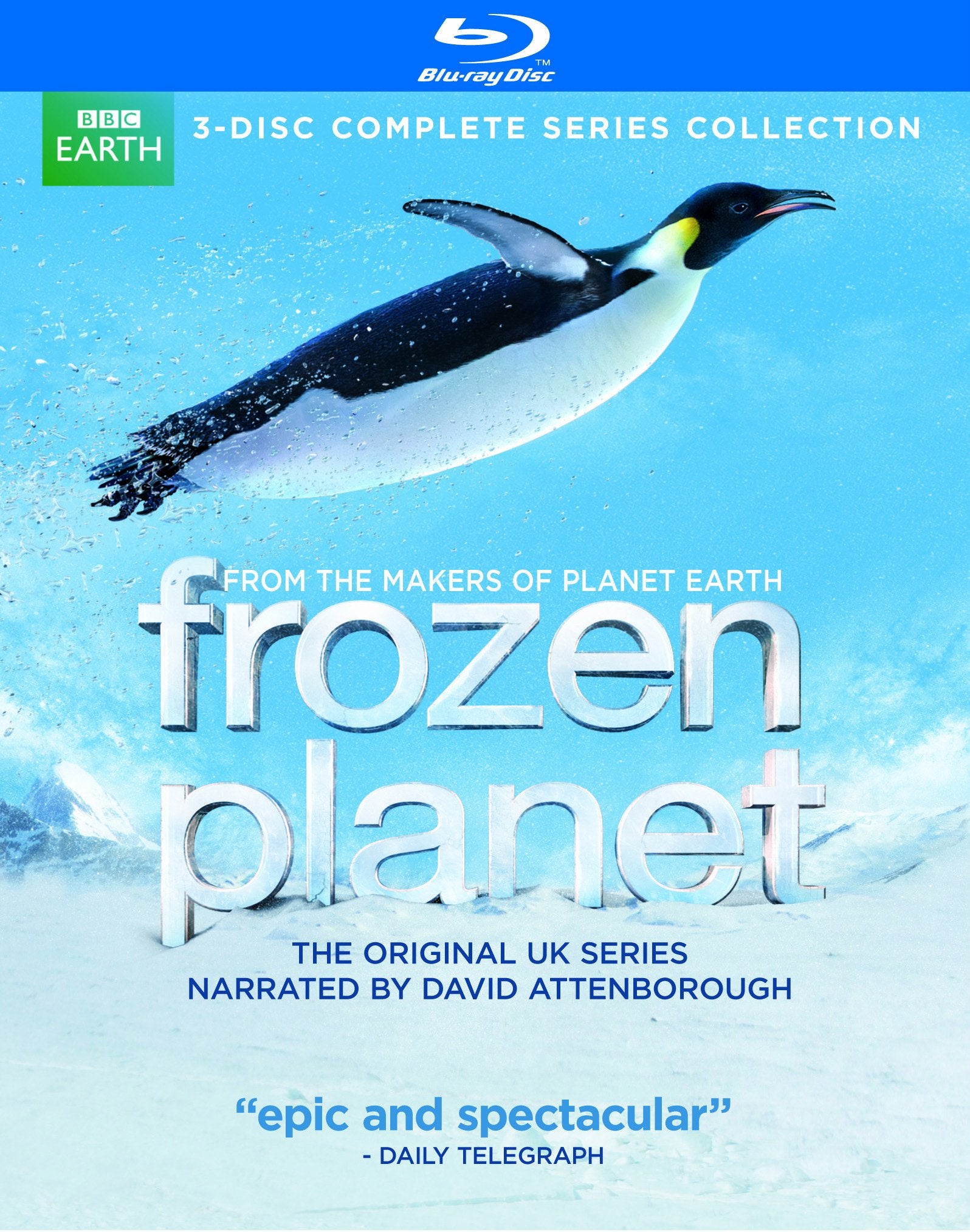 Frozen Planet 3-Disc Complete Series Collection Blu-Ray Disc