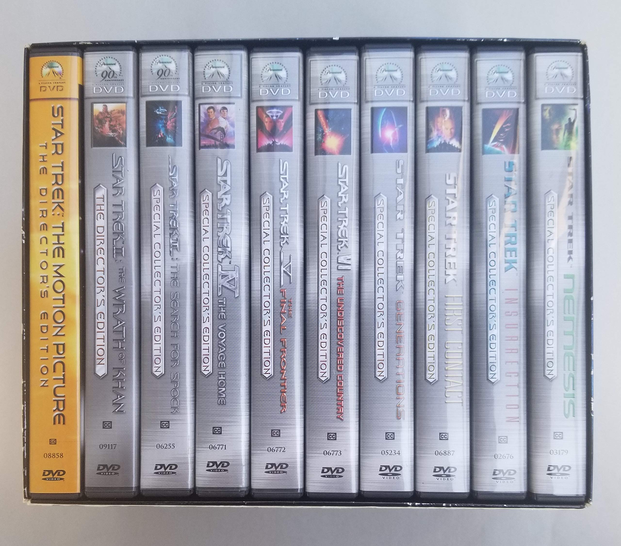Star Trek: The Motion Pictures Collection (Motion Picture/ Wrath of Khan/ Search for Spock/ Voyage Home/ Final Frontier/ Undiscovered Country/ Generations/ First Contact/ Insurrection/ Nemesis)