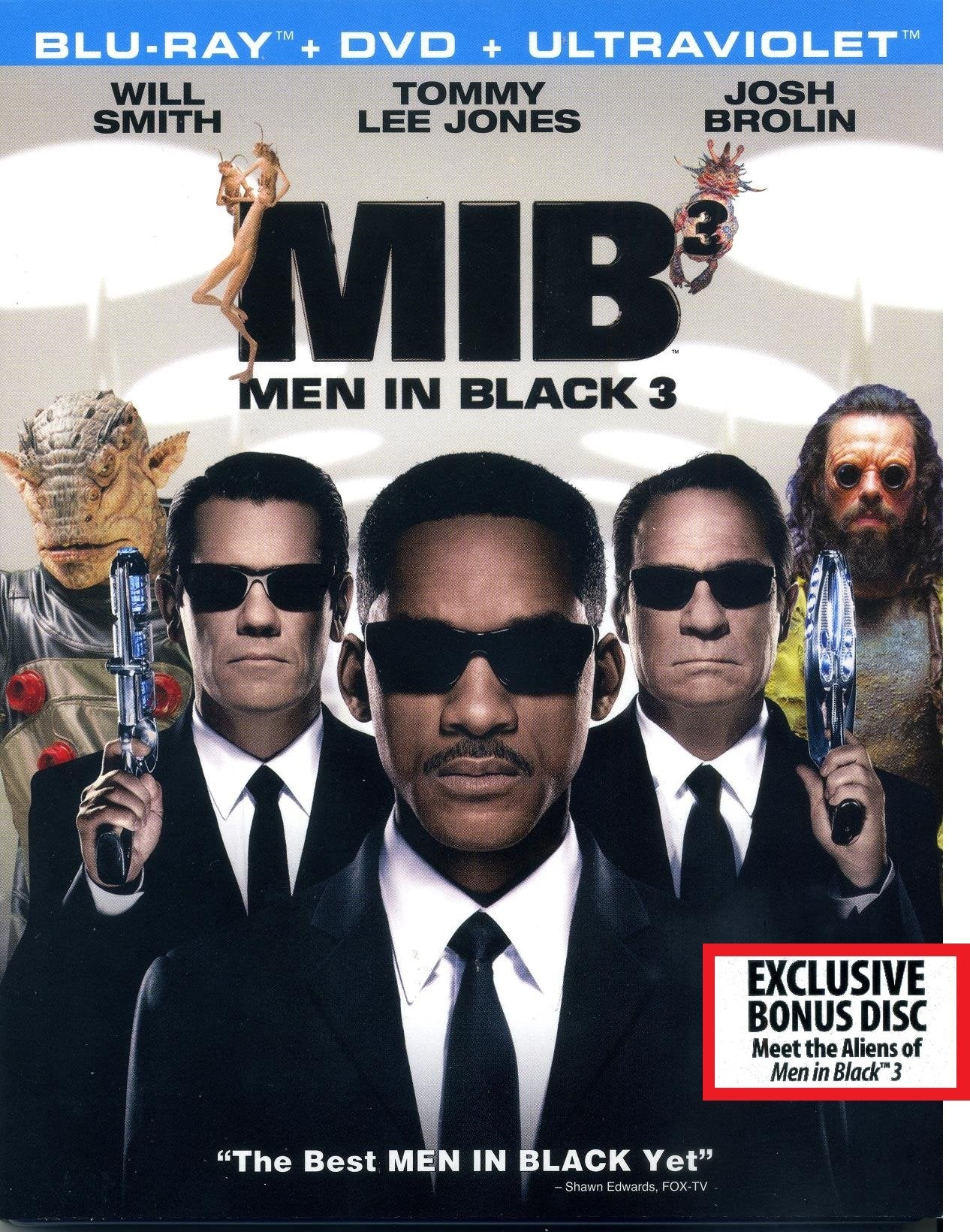 Men in Black 3 (Blu Ray + 2 DVD + Digital Copy) (Blu Ray Case)