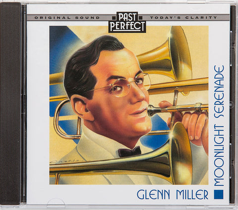 Glenn Miller CD: Moonlight Serenade, Remastered. Well-Known And Best-Loved Big Band Classics. Restored Vintage Music From The Original Recordings. Crackles and Scratches Removed.