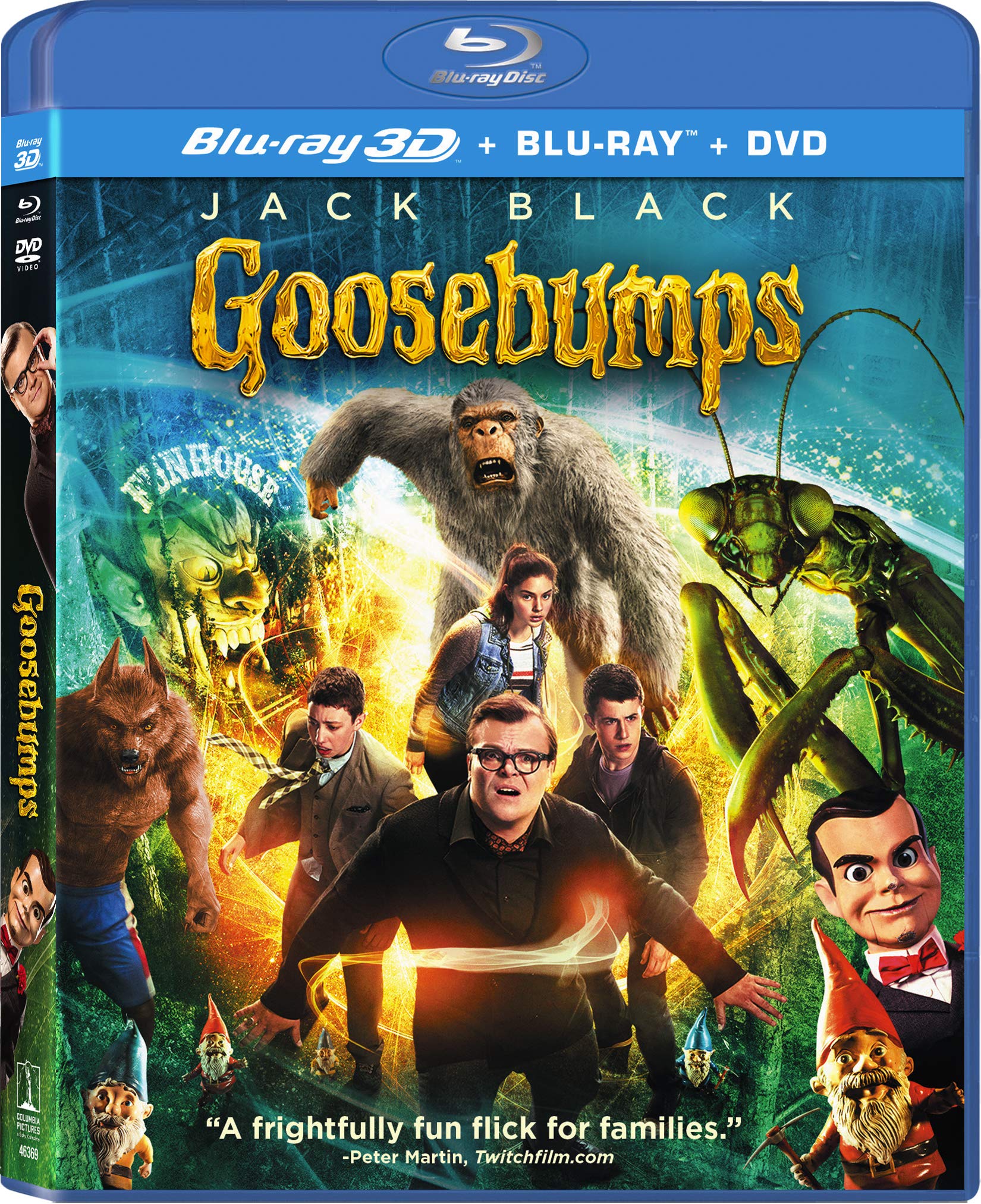 Goosebumps (3D Blu-ray + Blu-ray + DVD)