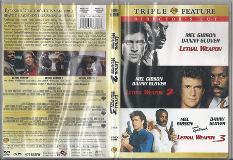Lethal Weapon / Lethal Weapon 2 / Lethal Weapon 3 (Director's Cut) [DVD]