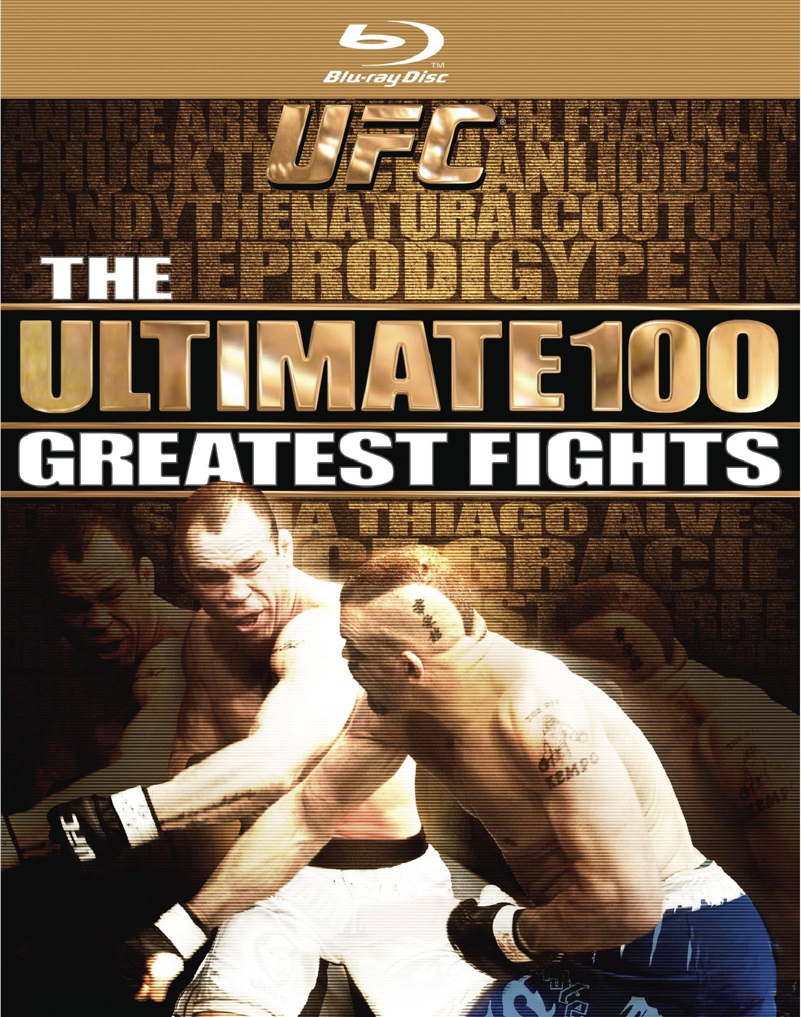 UFC: The Ultimate 100 Greatest Fights [Blu-ray]
