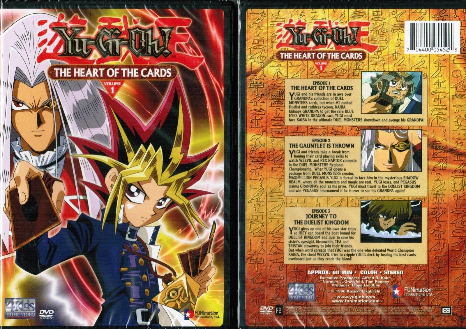 Yu-Gi-Oh, Vol. 1 - The Heart of the Cards [DVD]