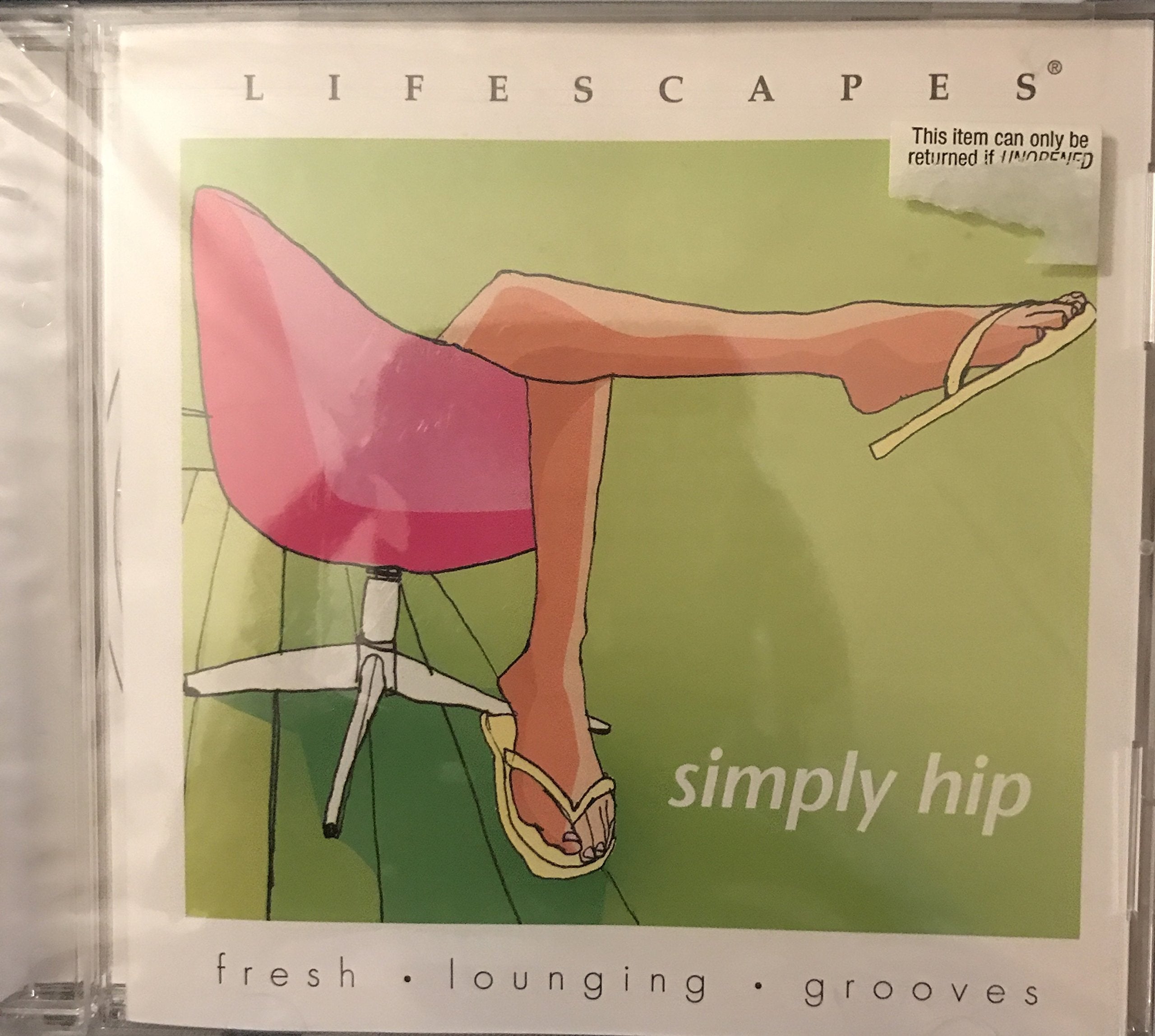 Lifescapes Simply Hip fresh, lounging , grooves cd.