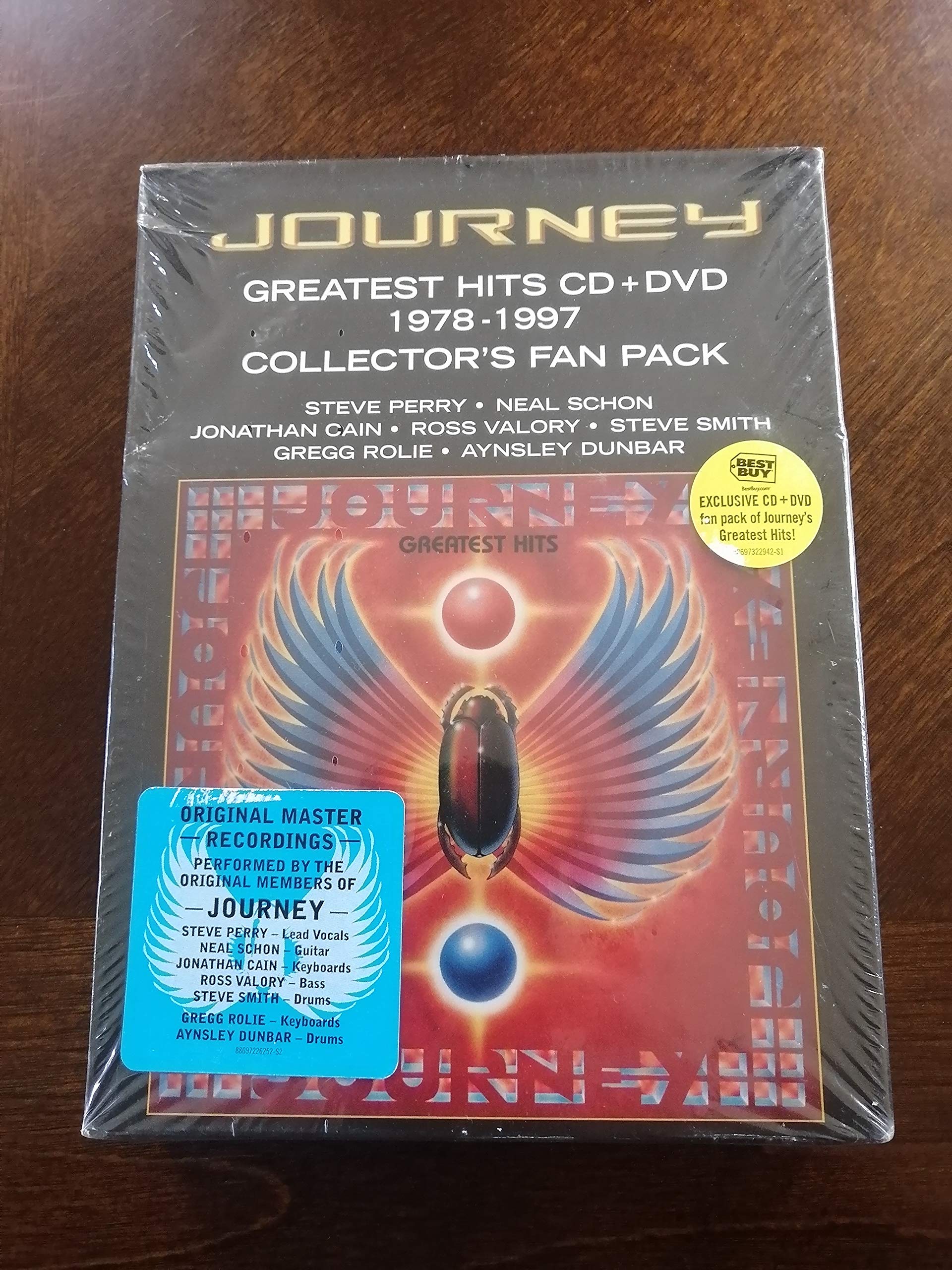 Journey Greatest Hits Cd+dvd Collector's Fan Pack