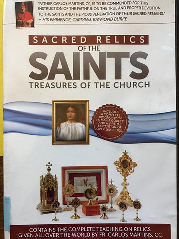 Sacred Relics Of the Saints Treasures of the Church DVD