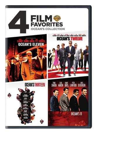 4 Film Favorites: Ocean's Collection (Ocean's 11 (1960), Ocean's Eleven (2001), Ocean's Twelve, Ocean's Thirteen)