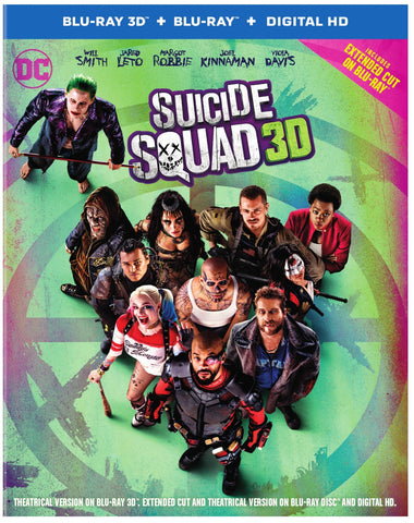 Suicide Squad (3D + Blu-ray + Digital HD + UltraViolet Combo Pack) [3D Blu-ray]